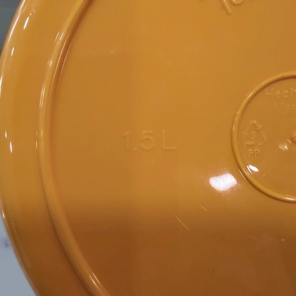 Tupperware 1.5L Push Button Pitcher Orange 1575-11 Vintage Style Kitchenware